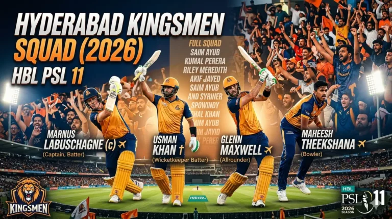 Hyderabad Kingsmen Squad