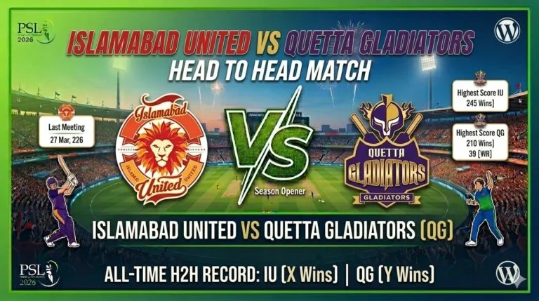 Islamabad United vs Quetta Gladiators